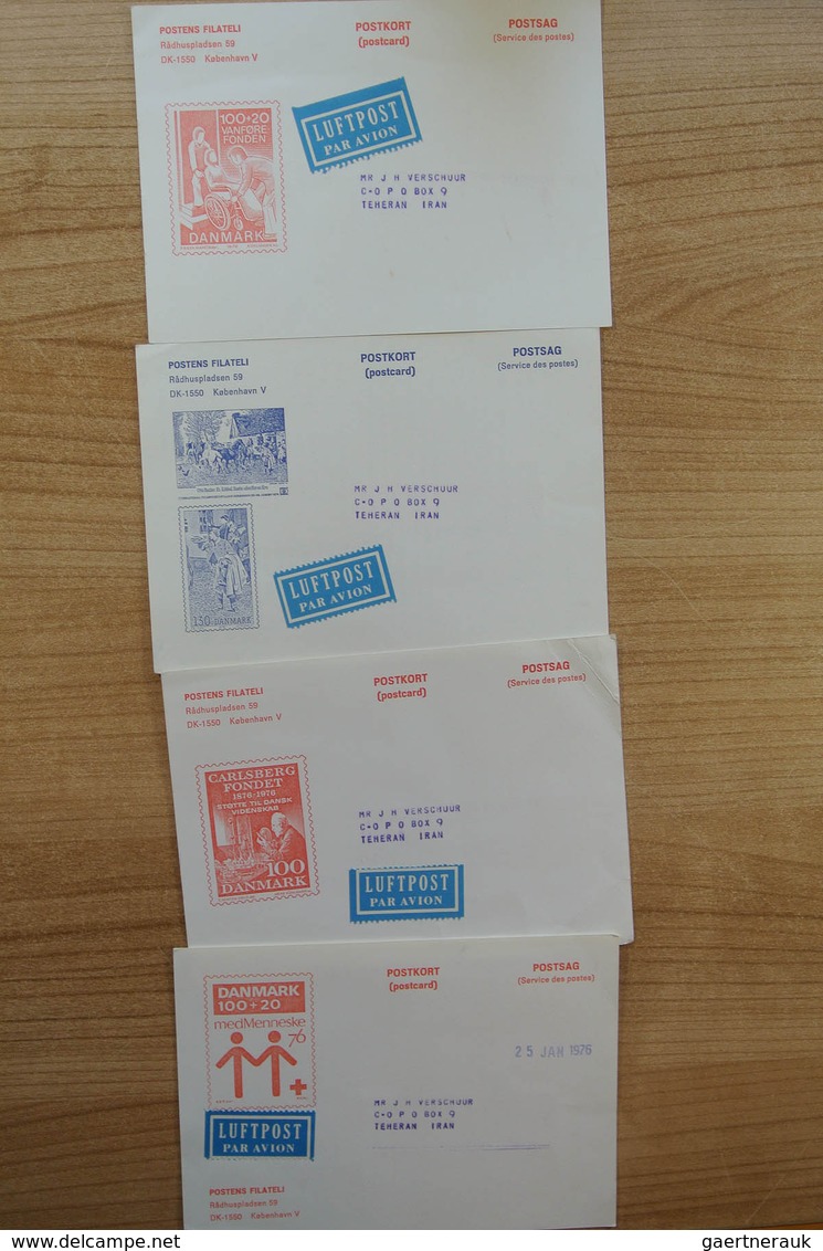 26236 Dänemark: 1900-1980. Wonderful variety of covers and first day covers, also announcement sheets of t