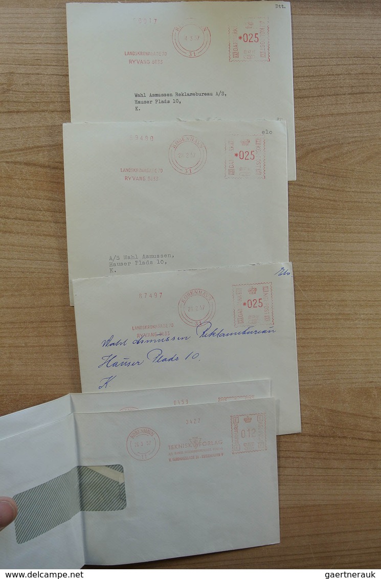 26236 Dänemark: 1900-1980. Wonderful variety of covers and first day covers, also announcement sheets of t