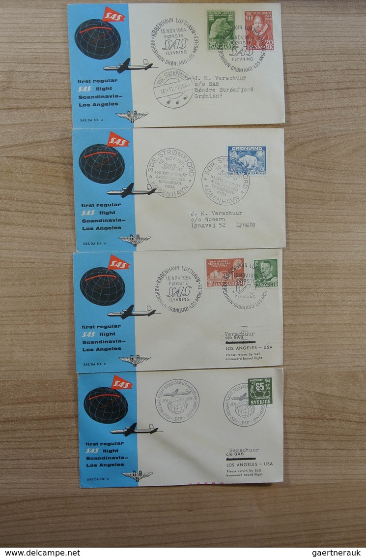 26236 Dänemark: 1900-1980. Wonderful variety of covers and first day covers, also announcement sheets of t