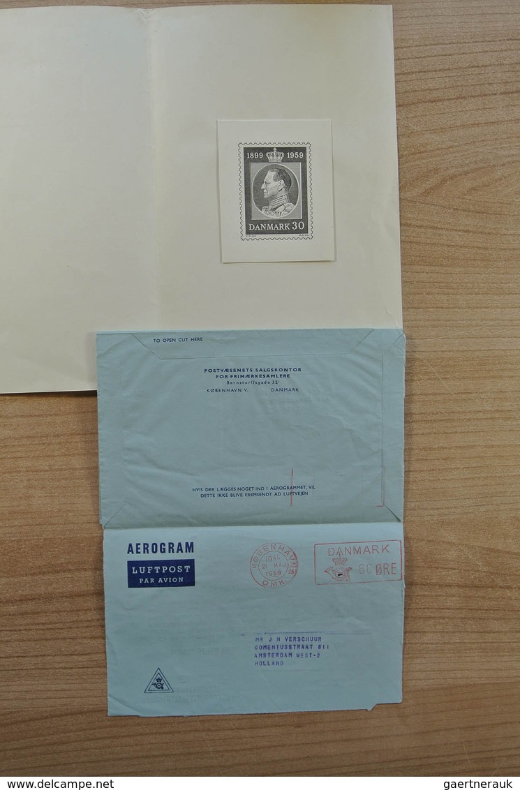 26236 Dänemark: 1900-1980. Wonderful variety of covers and first day covers, also announcement sheets of t