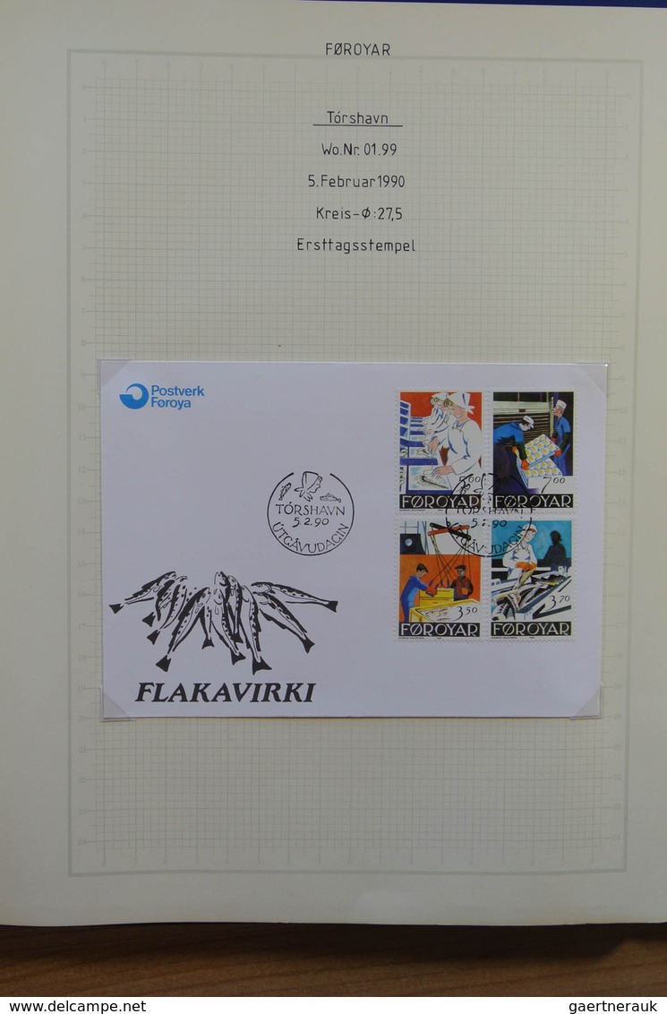 26251 Dänemark - Färöer: 1975-1991 Collection of ca. 330 covers and cards of Faroe Islands 1975-1991, coll