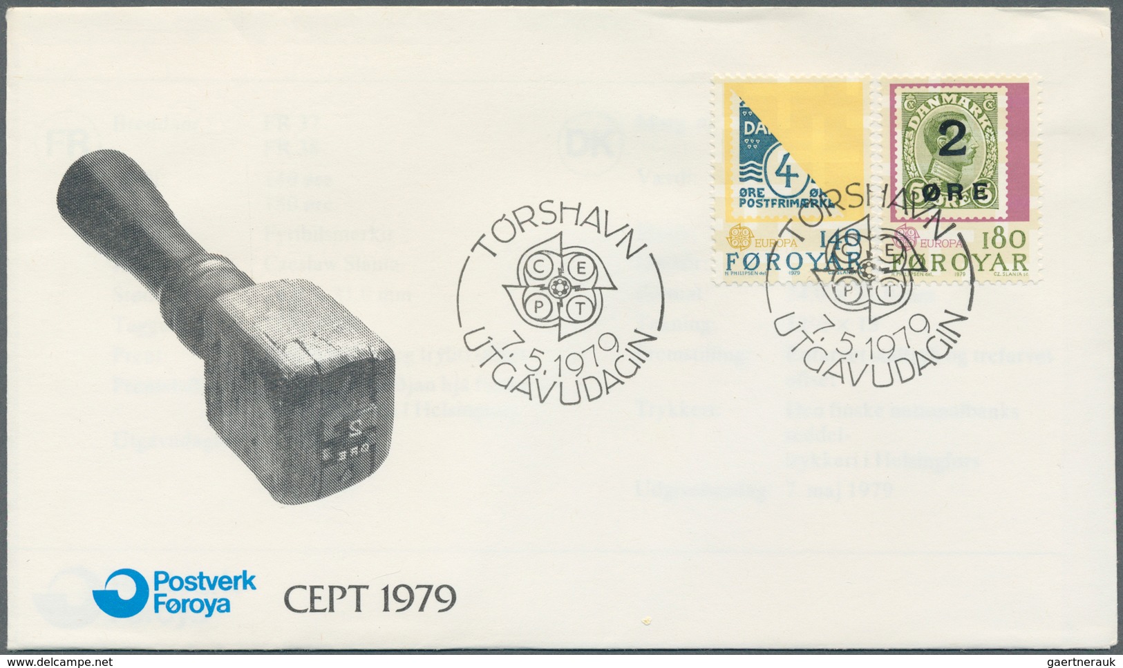 26264 Dänemark - Färöer: 1979/1980, Album Mit Europa Cept Ausgaben Mit 20 FDC Und 12 Kleinbögen Der Ausgab - Faeroër