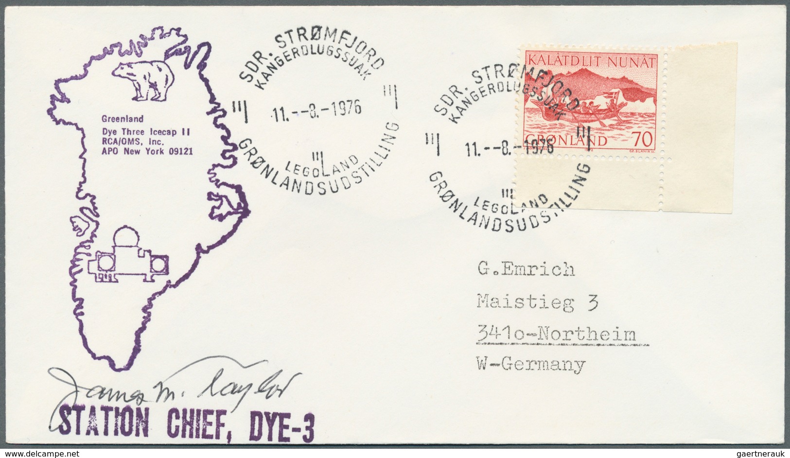26273 Dänemark - Grönland: 1963/1992, Mainly 1970s, Assortment Of Apprx. 250 Covers/cards/f.d.c., With Goo - Lettres & Documents