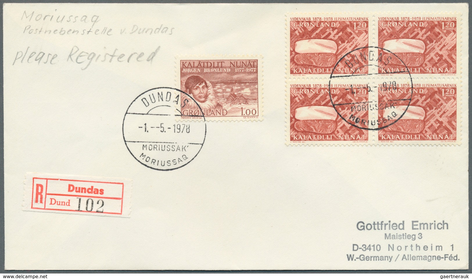 26273 Dänemark - Grönland: 1963/1992, Mainly 1970s, Assortment Of Apprx. 250 Covers/cards/f.d.c., With Goo - Lettres & Documents