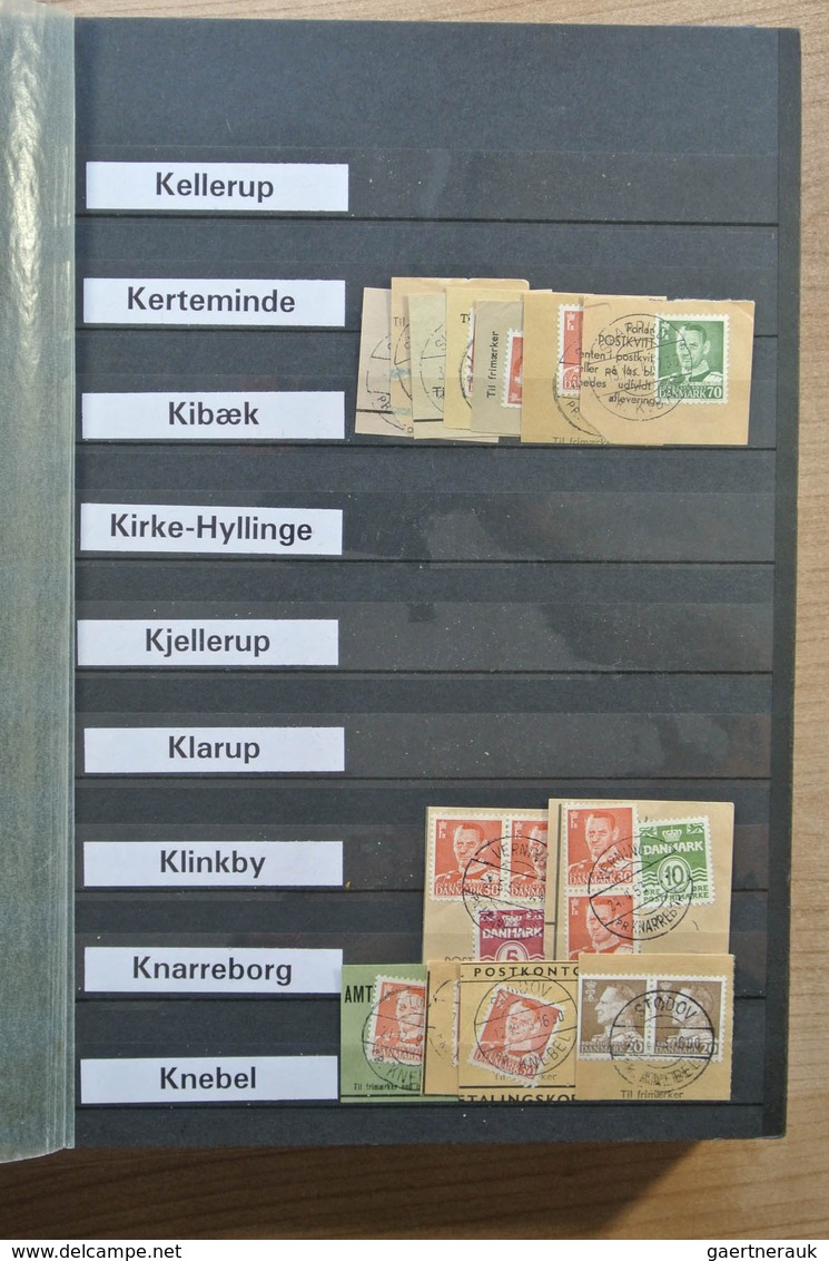 26279 Dänemark - Stempel: Ca. 1950-1970 Stockbook With Ca. 700 Pieces With Stamps Of Denmark With Clear Ca - Machines à Affranchir (EMA)