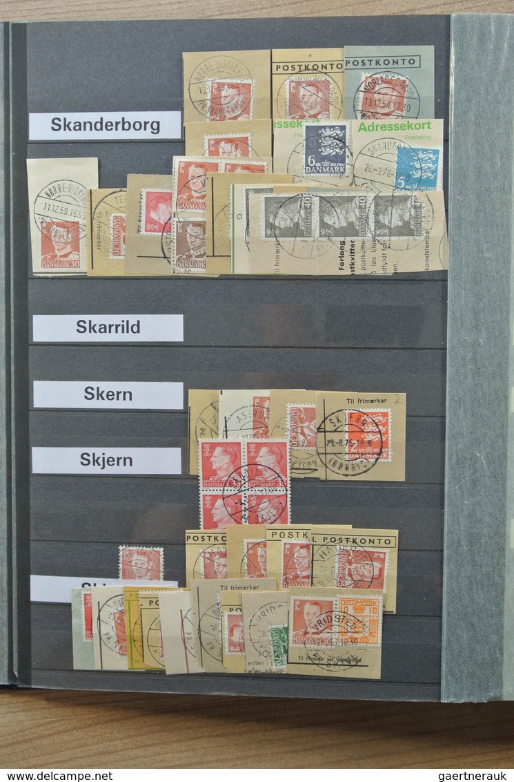 26279 Dänemark - Stempel: Ca. 1950-1970 Stockbook With Ca. 700 Pieces With Stamps Of Denmark With Clear Ca - Machines à Affranchir (EMA)