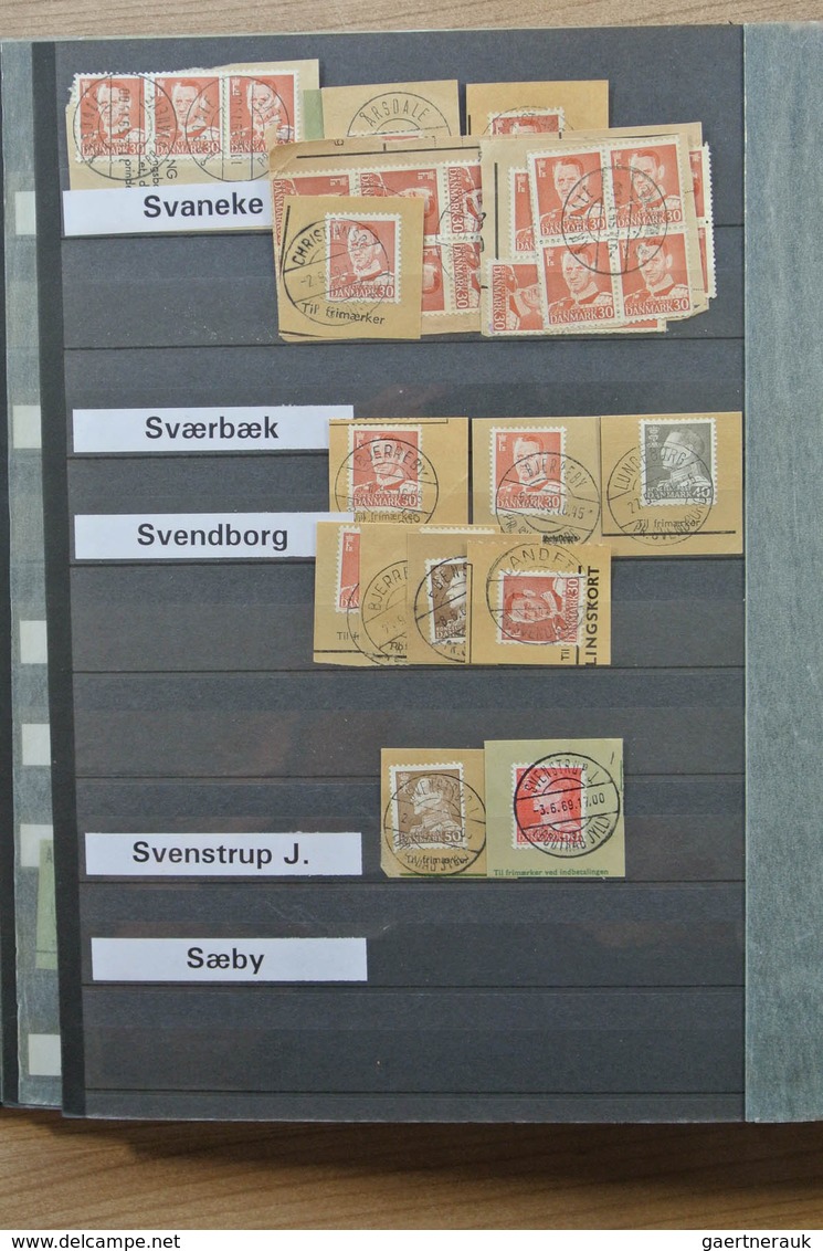 26279 Dänemark - Stempel: ca. 1950-1970 Stockbook with ca. 700 pieces with stamps of Denmark with clear ca