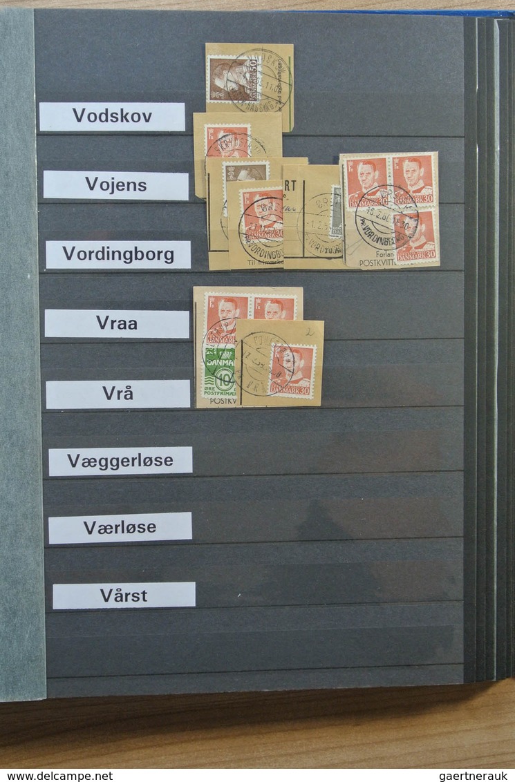 26279 Dänemark - Stempel: ca. 1950-1970 Stockbook with ca. 700 pieces with stamps of Denmark with clear ca