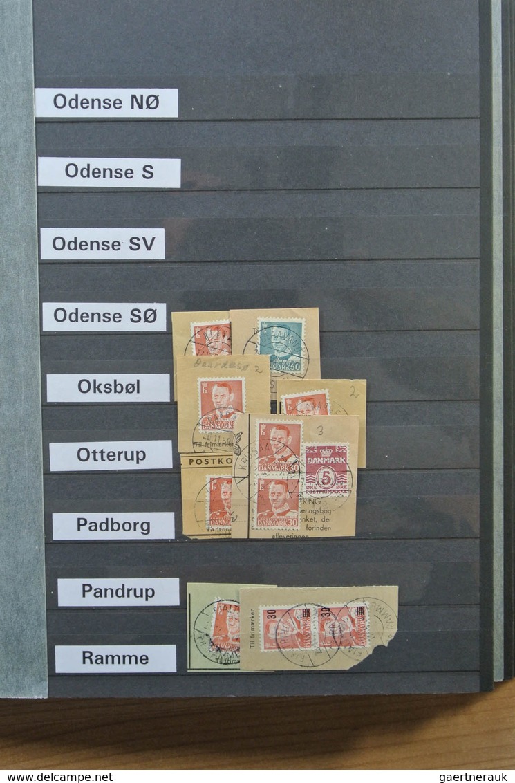 26279 Dänemark - Stempel: ca. 1950-1970 Stockbook with ca. 700 pieces with stamps of Denmark with clear ca