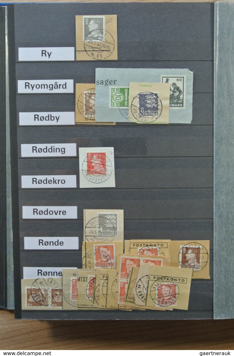 26279 Dänemark - Stempel: ca. 1950-1970 Stockbook with ca. 700 pieces with stamps of Denmark with clear ca