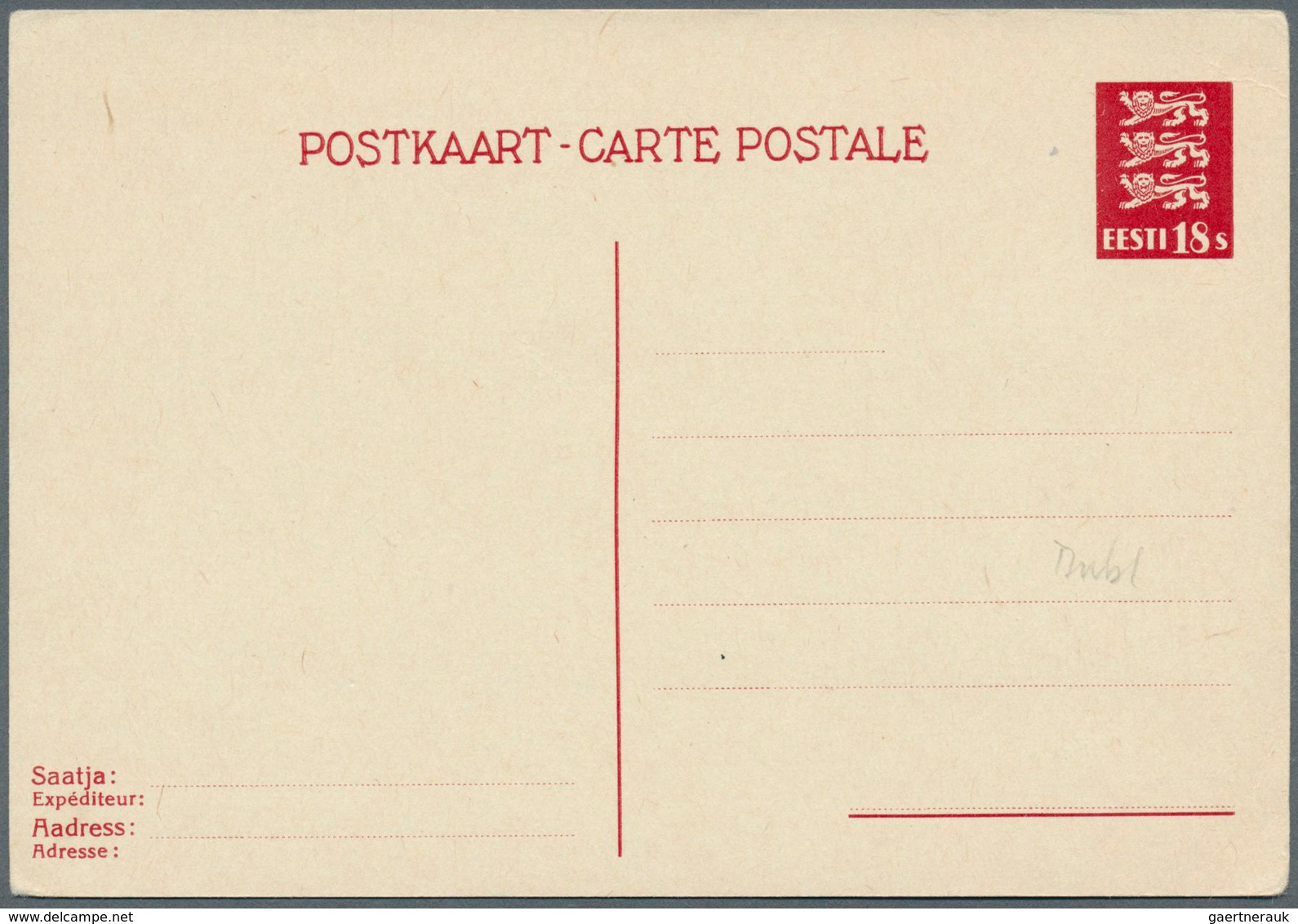 26286 Estland: 1918/1943, collection of apprx. 100 covers, cards, ppc and stationeries, showing attractive