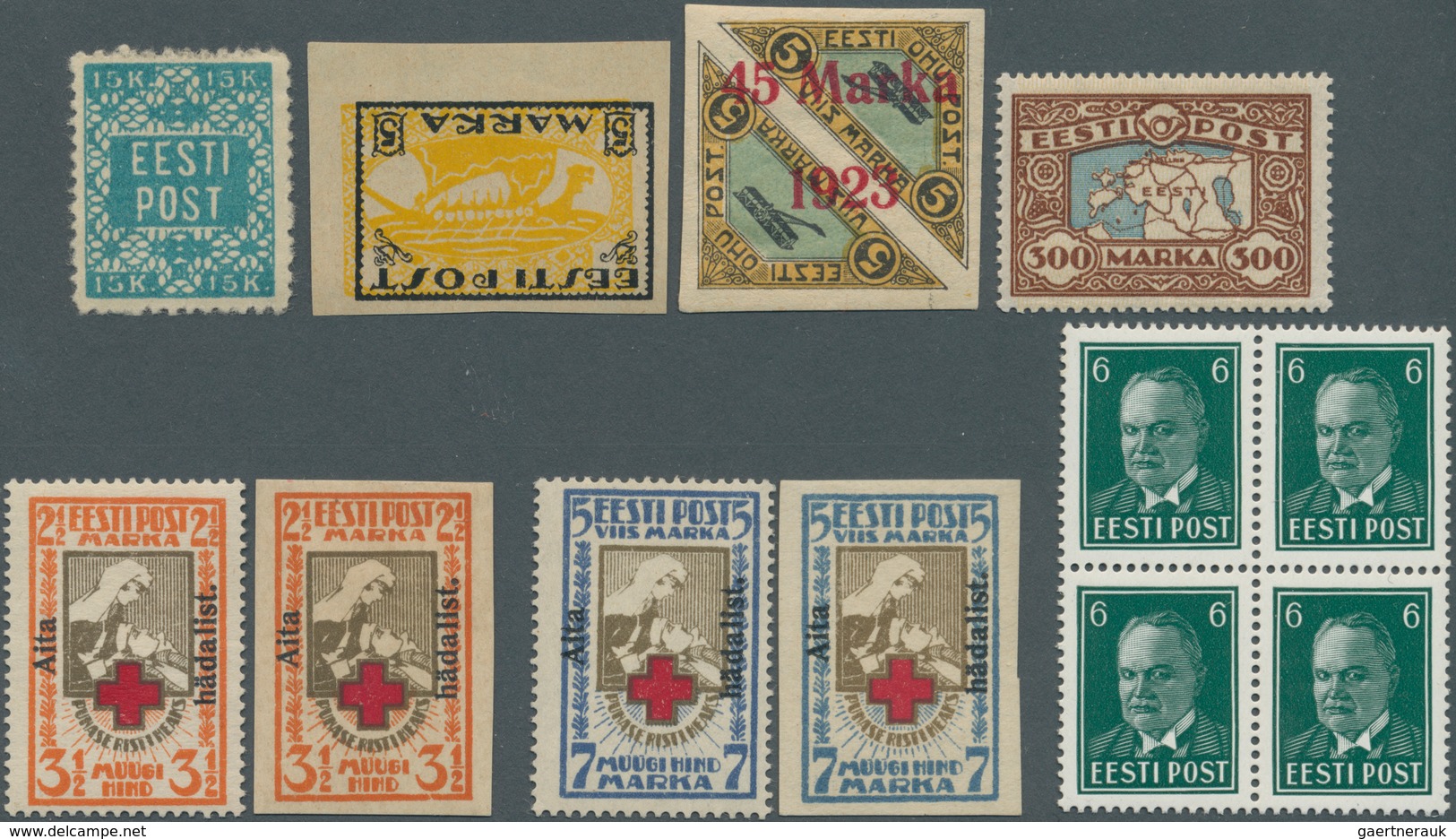 26289 Estland: 1918-1940's + 1991-2001: Comprehensive Collection Of Mint And Used Stamps And Souvenir Shee - Estonie