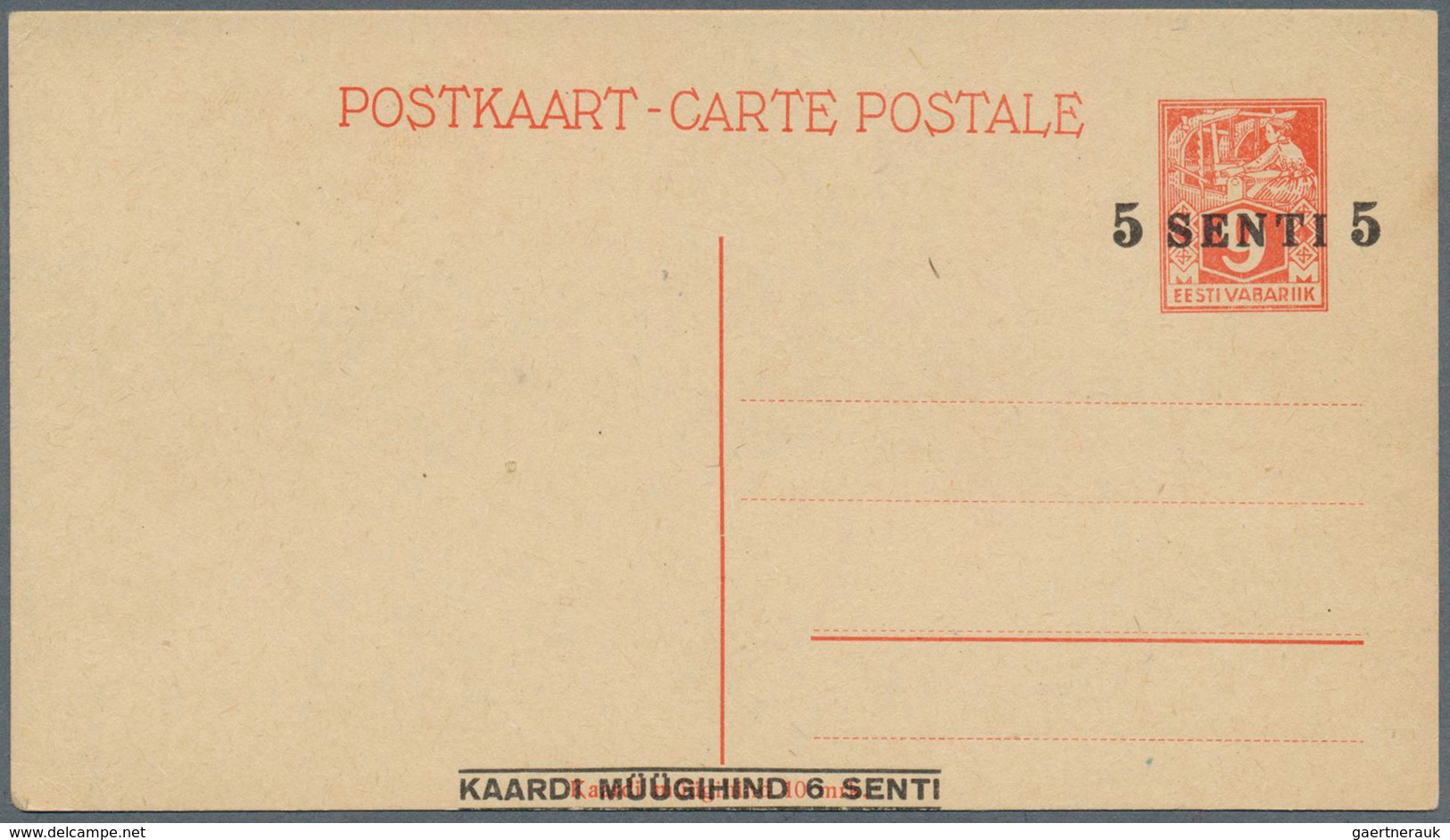 26294 Estland: 1920/1939, Small Collection Including Better Stamps, Some Of Them Expertised In Addition 15 - Estonie