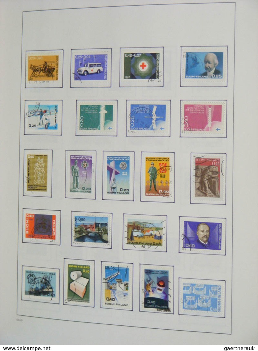 26313 Finnland: 1860-2010. MNH, mint hinged and used collection Finland 1860-2010 in 2 blanco Davo albums.