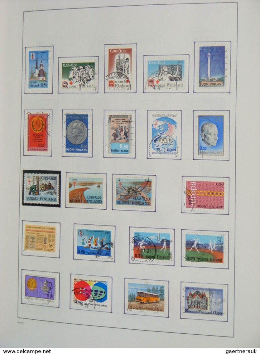 26313 Finnland: 1860-2010. MNH, mint hinged and used collection Finland 1860-2010 in 2 blanco Davo albums.