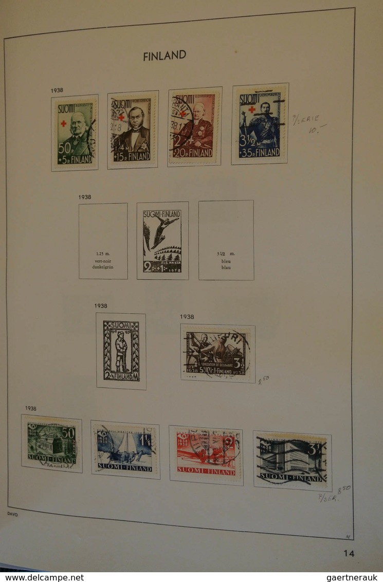 26315 Finnland: 1866/1995: MNH, mint hinged and used collection Finland 1866-1995 in Davo album. Well fill