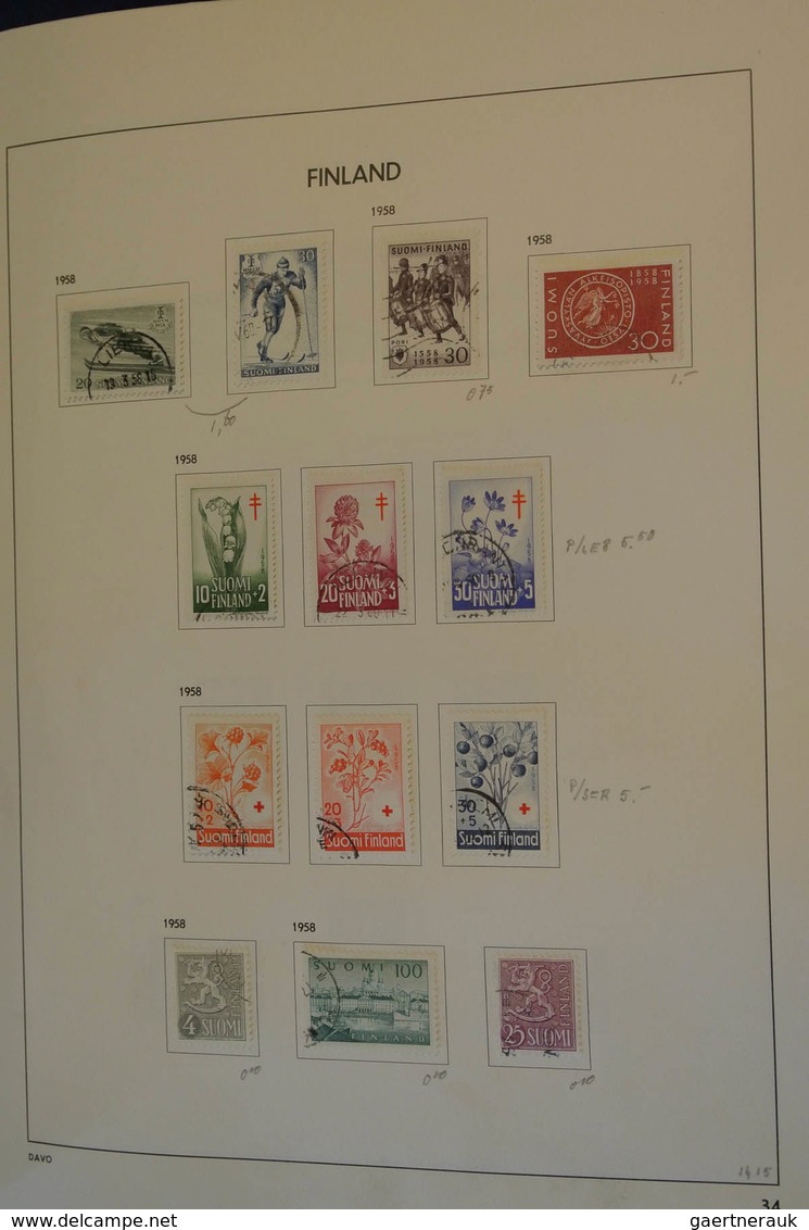 26315 Finnland: 1866/1995: MNH, mint hinged and used collection Finland 1866-1995 in Davo album. Well fill