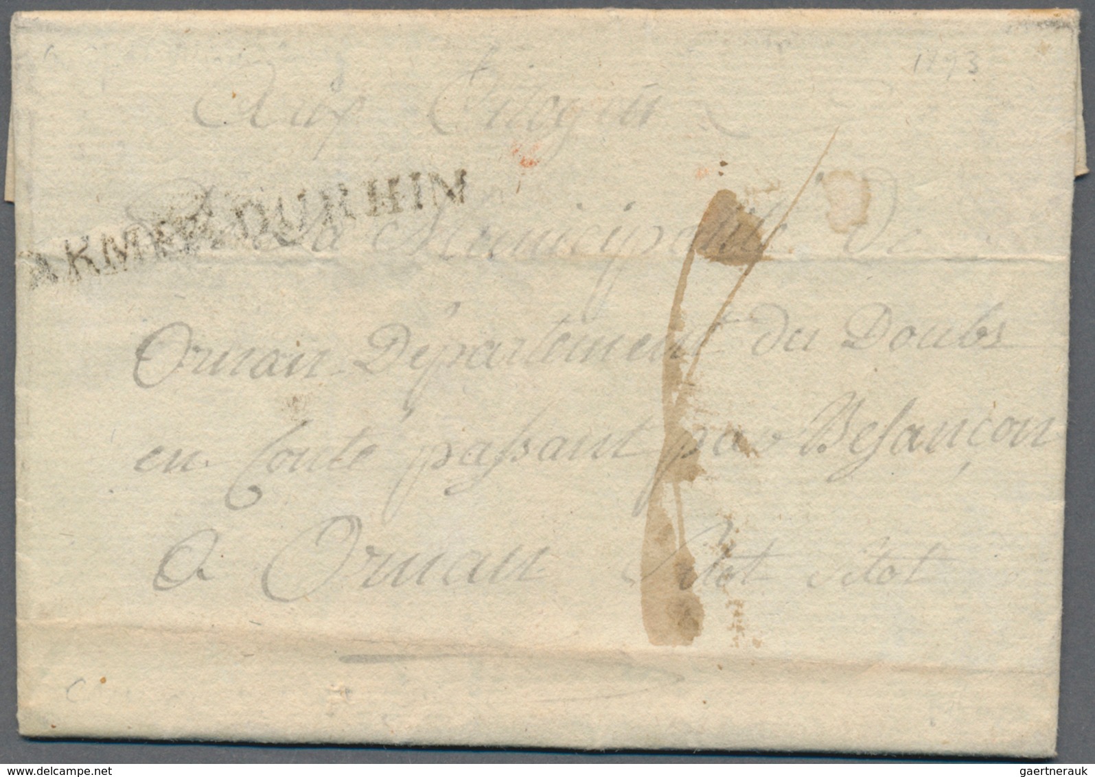 26348 Frankreich - Vorphilatelie: 1720/1870 (ca.), enormous accumulation of apprx. 1.000 (roughly estimate