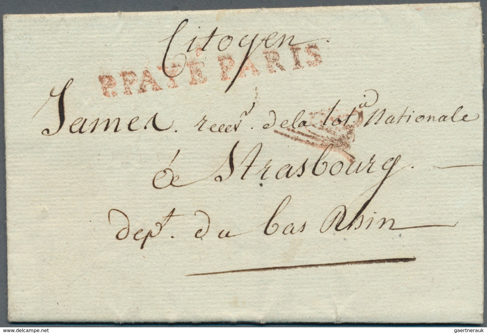 26351 Frankreich - Vorphilatelie: 1788/1866, mehr als 80 vorphilatelistische bzw. markenlose Briefe, vielf