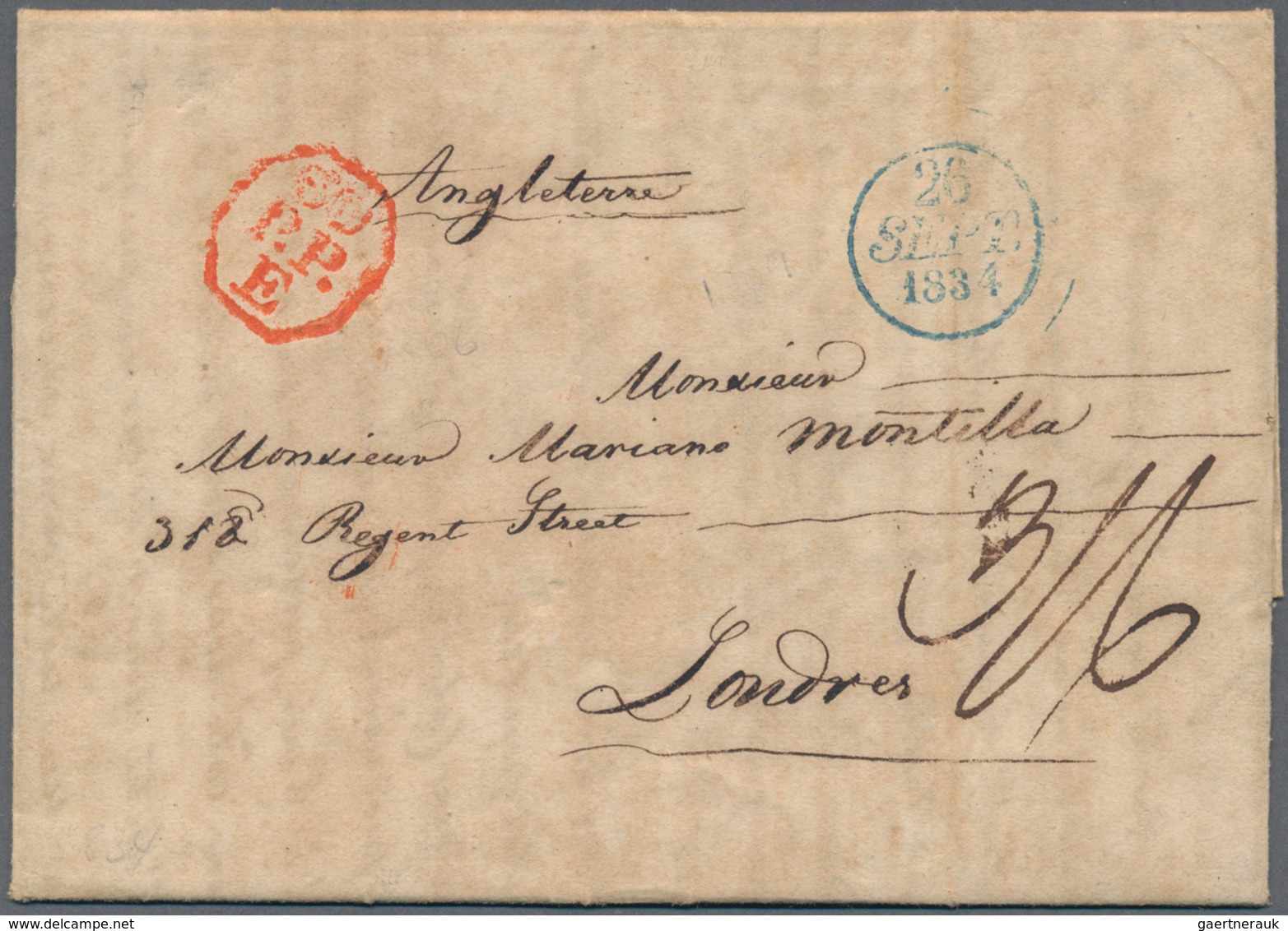 26361 Frankreich: 1811/1871, Lot Of 30 Stampless Covers From Some Pre-philately, Showing A Lovely Selectio - Oblitérés