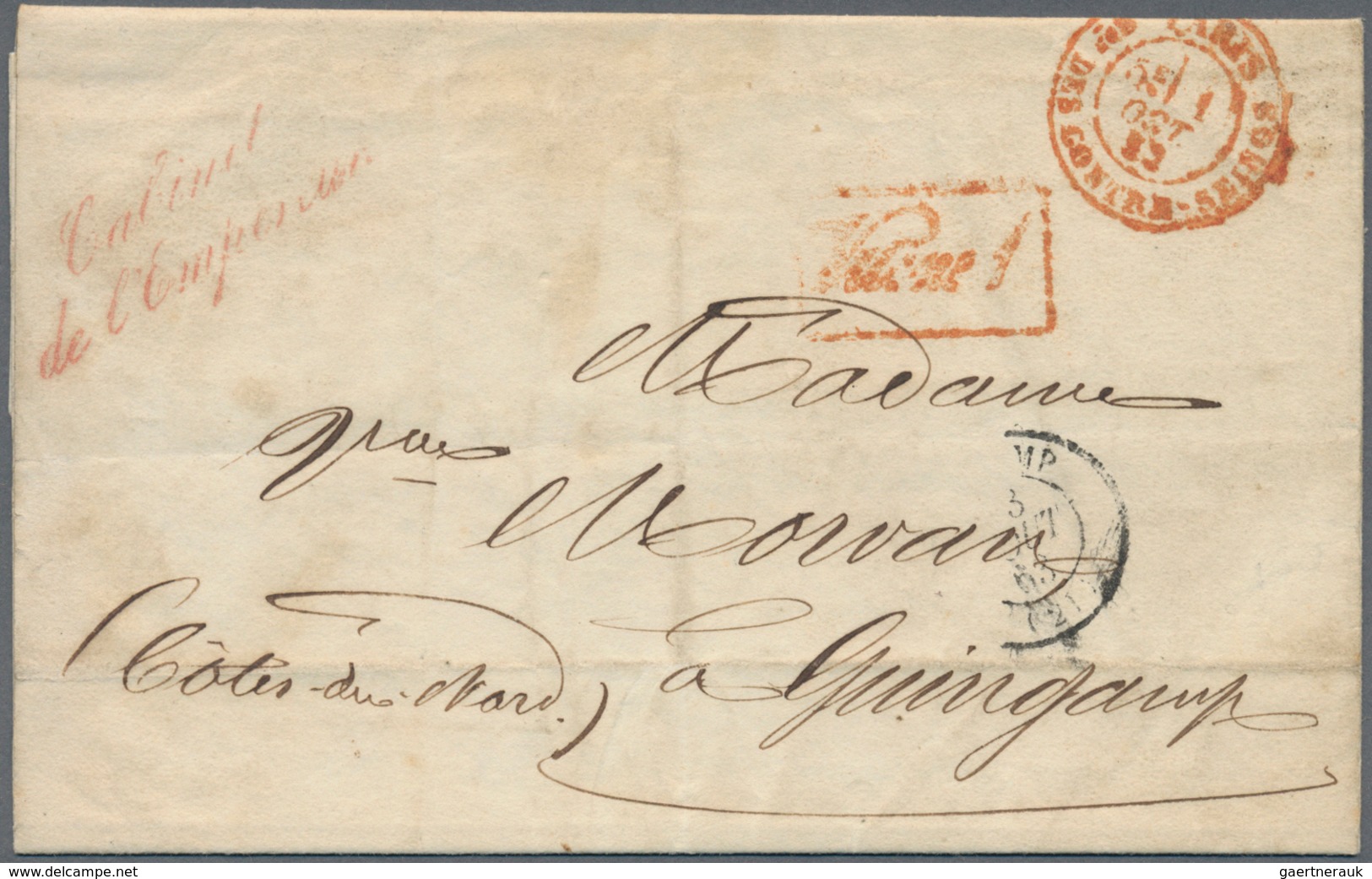 26361 Frankreich: 1811/1871, Lot Of 30 Stampless Covers From Some Pre-philately, Showing A Lovely Selectio - Oblitérés