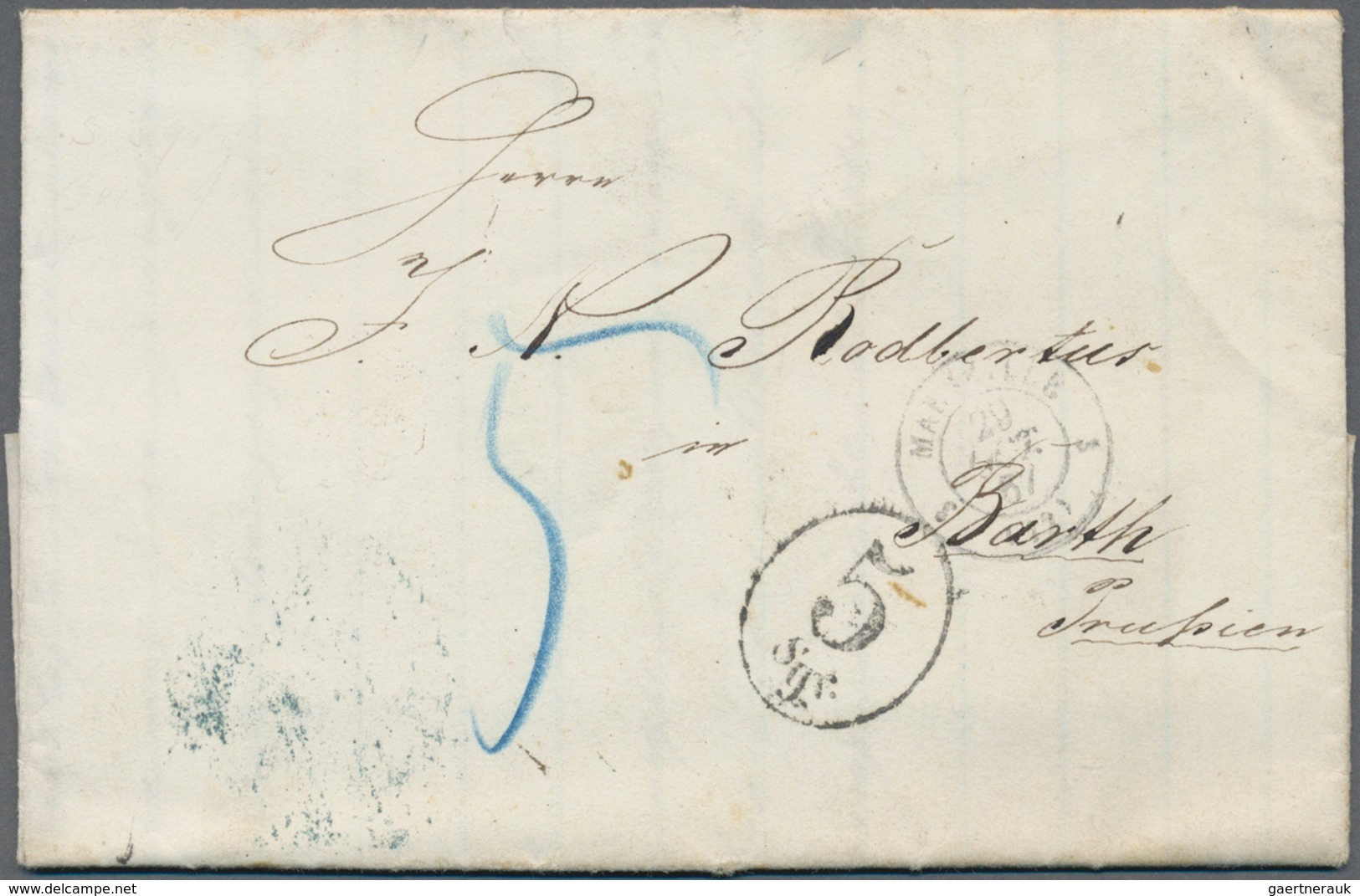 26361 Frankreich: 1811/1871, Lot Of 30 Stampless Covers From Some Pre-philately, Showing A Lovely Selectio - Oblitérés