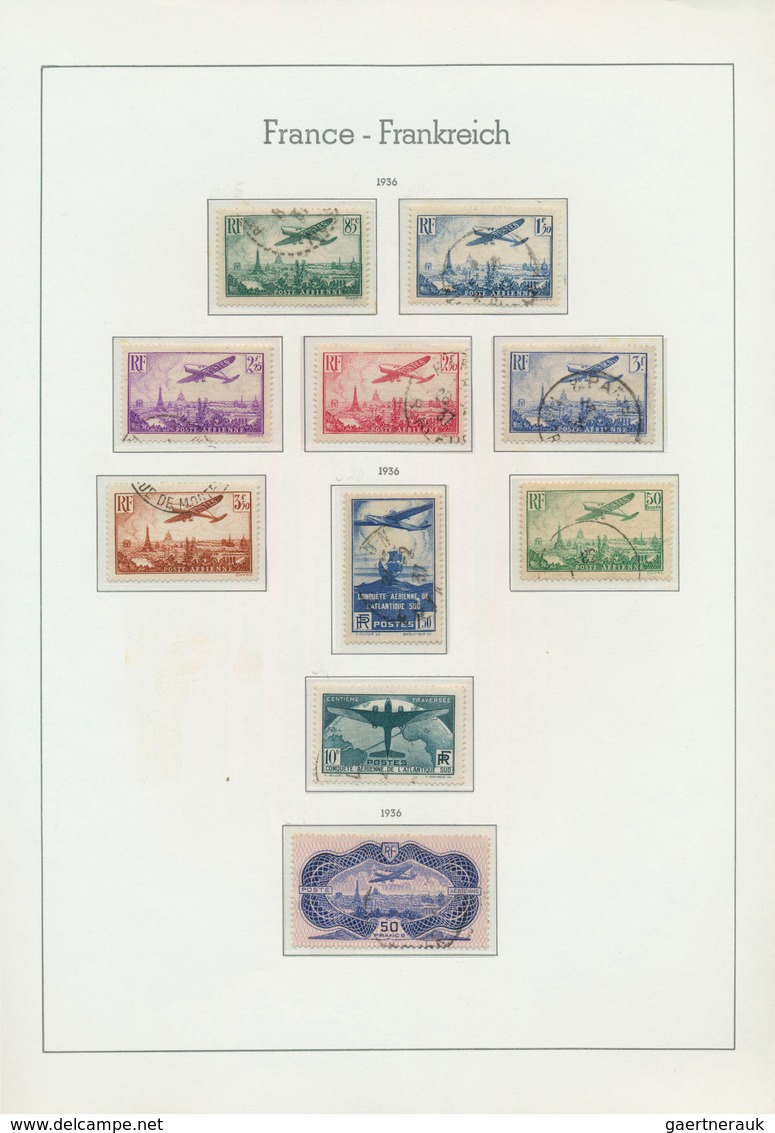 26374 Frankreich: 1849-2007, Gestempelte, Streckenweise Zusätzlich Postfrische Sammlung In 8 Vordruck-Albe - Oblitérés