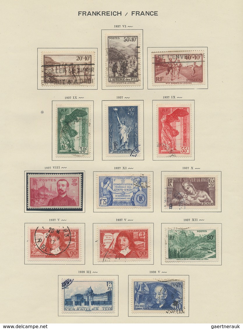 26376 Frankreich: 1850/1970 Ca., Cancelled And Unused, Very Solid Ground Stock Collection With Envelopes I - Oblitérés