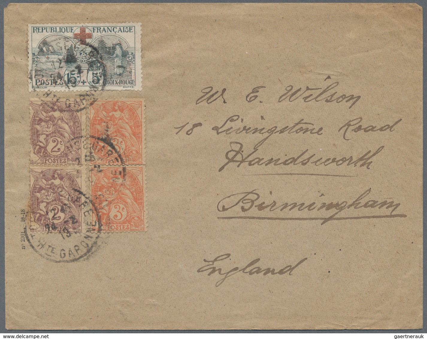 26399 Frankreich: 1869/1922, Lot Of Apprx. 55 Covers, Cards And Used Stationeries, Bearing Mainly Franking - Oblitérés