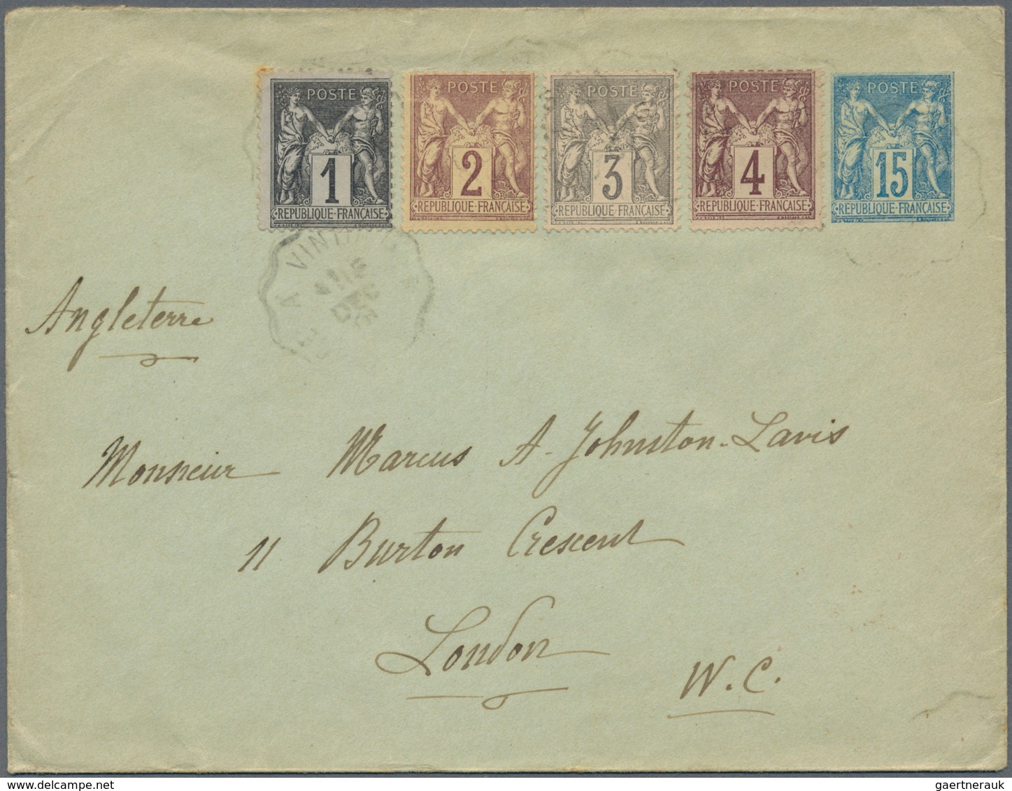 26399 Frankreich: 1869/1922, lot of apprx. 55 covers, cards and used stationeries, bearing mainly franking