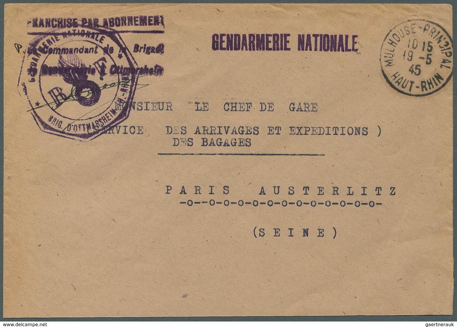 26432 Frankreich: 1928/1945: 80 Belege, Vielfach Aus Der Zeit Des 2. Weltkrieges Mit Zensuren, Feldpost, E - Oblitérés