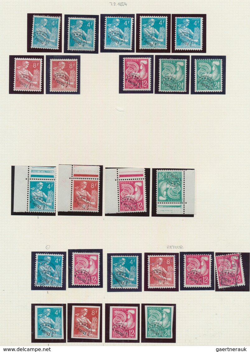 26493 Frankreich - Vorausentwertungen: 1954/1983, PRECANCELLATIONS (préoblitérés), Collection Of Apprx. 40 - Autres & Non Classés