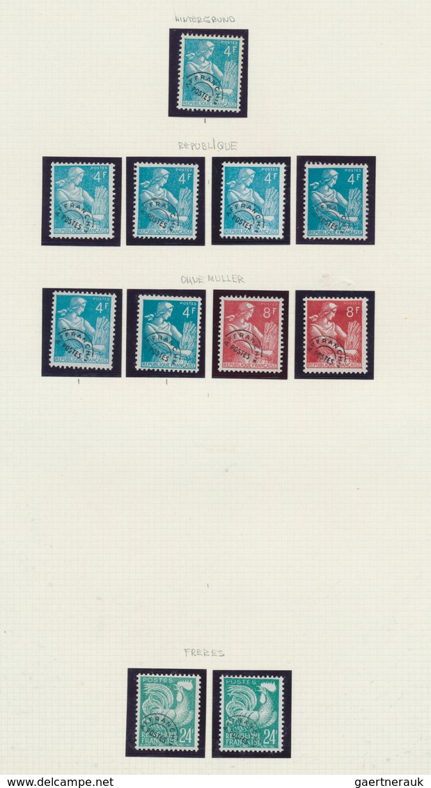 26493 Frankreich - Vorausentwertungen: 1954/1983, PRECANCELLATIONS (préoblitérés), Collection Of Apprx. 40 - Autres & Non Classés