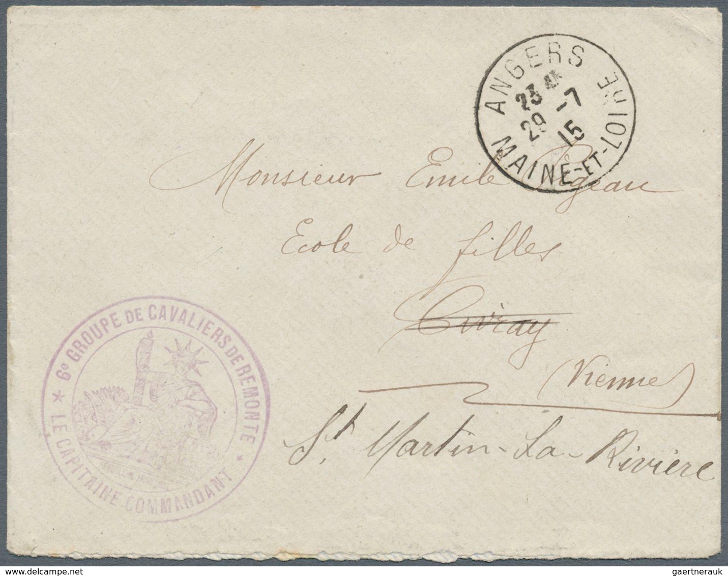 26531 Frankreich - Militärpost / Feldpost: 1858/1949, collection of apprx. 100 covers/cards, almost exclus