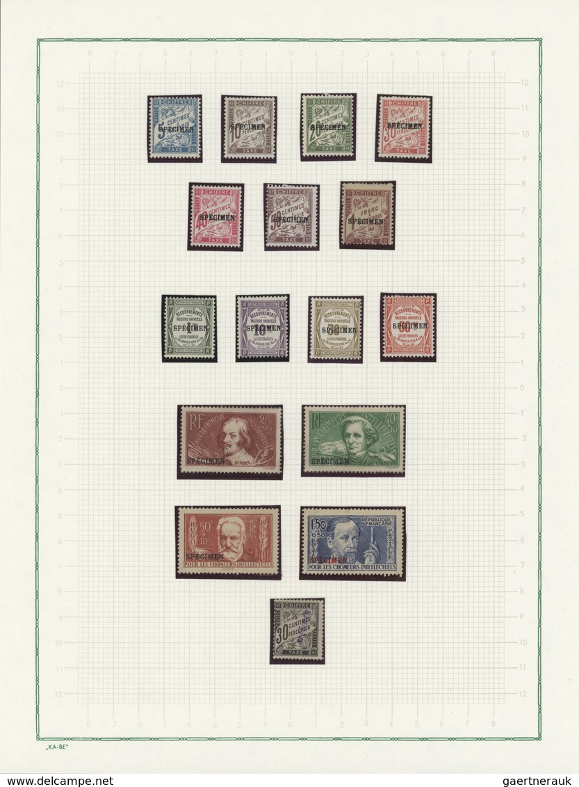 26540 Frankreich - Besonderheiten: 1911/1925, COURS D'INSTRUCTION, A Neat Collection Of 59 Mainly Unused S - Autres & Non Classés