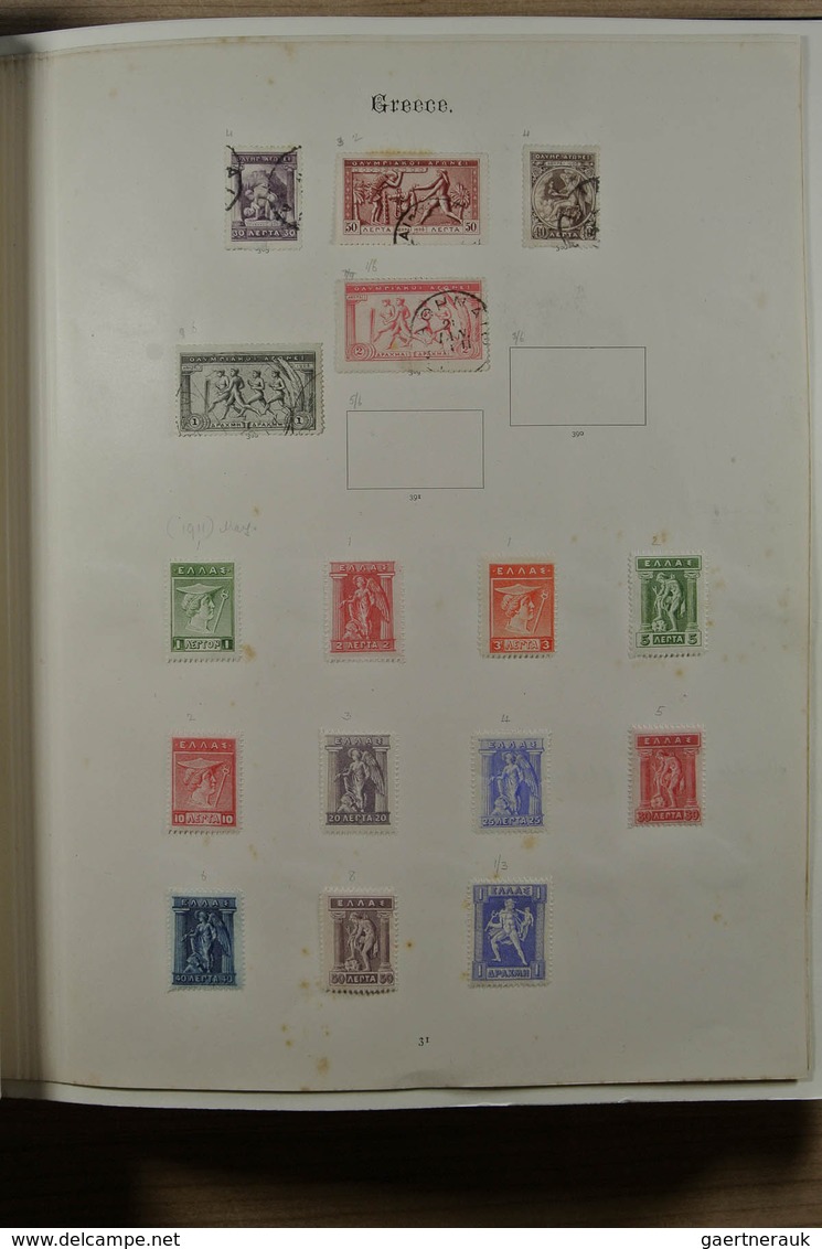 26576 Griechenland: 1861-1963. Nice mint and used collection, very much material incl. better classics, 20