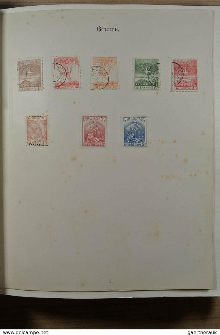 26576 Griechenland: 1861-1963. Nice mint and used collection, very much material incl. better classics, 20