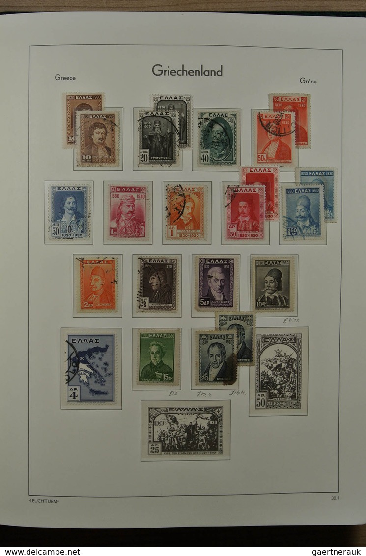 26576 Griechenland: 1861-1963. Nice mint and used collection, very much material incl. better classics, 20