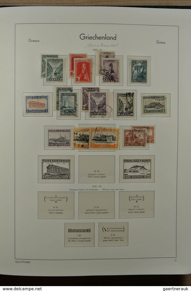 26576 Griechenland: 1861-1963. Nice mint and used collection, very much material incl. better classics, 20