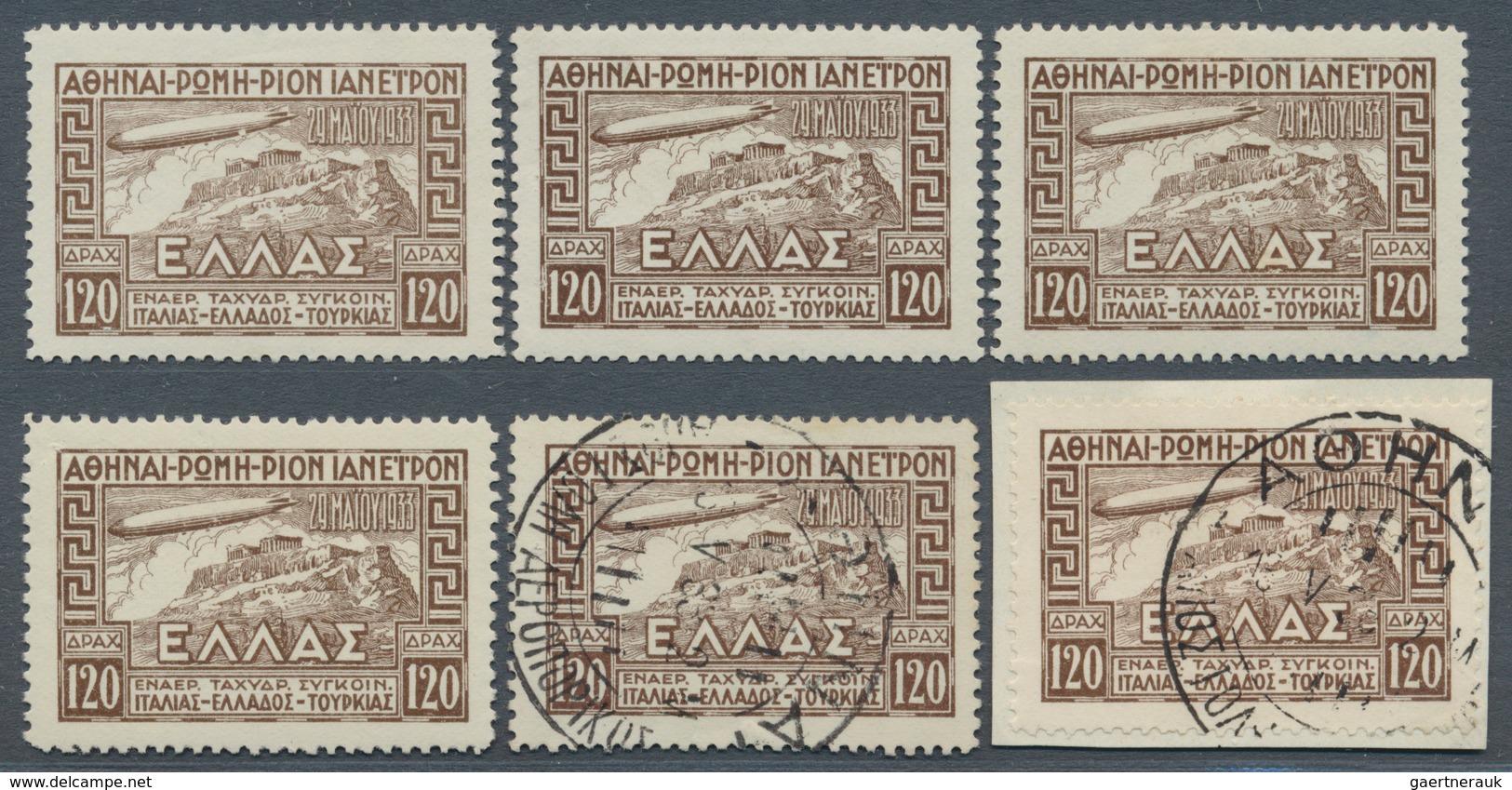 26585 Griechenland: 1902/1960 (ca.), Unusual Duplicates On Stockcards And In Glassines With Many Scarce To - Lettres & Documents