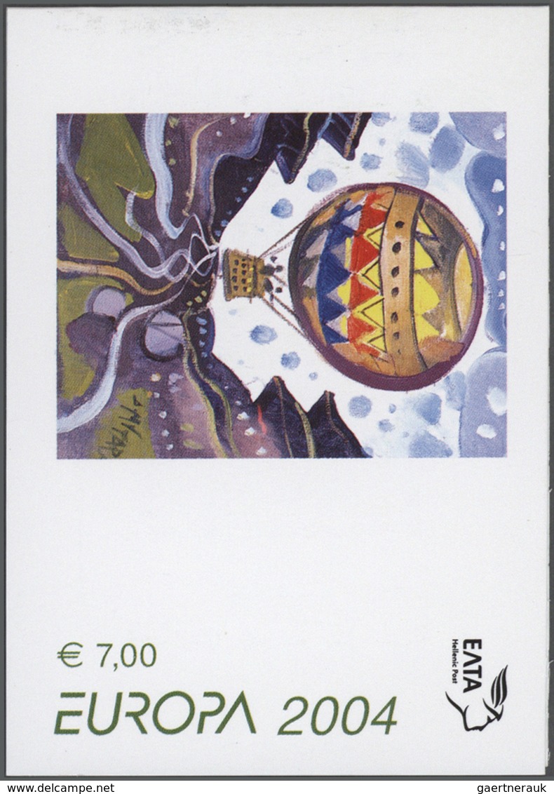 26617 Griechenland: 2004, Cept, 2.000 Booklets, Unmounted Mint. Michel No. MH 27 (2224/25), Cat.value 36.0 - Lettres & Documents