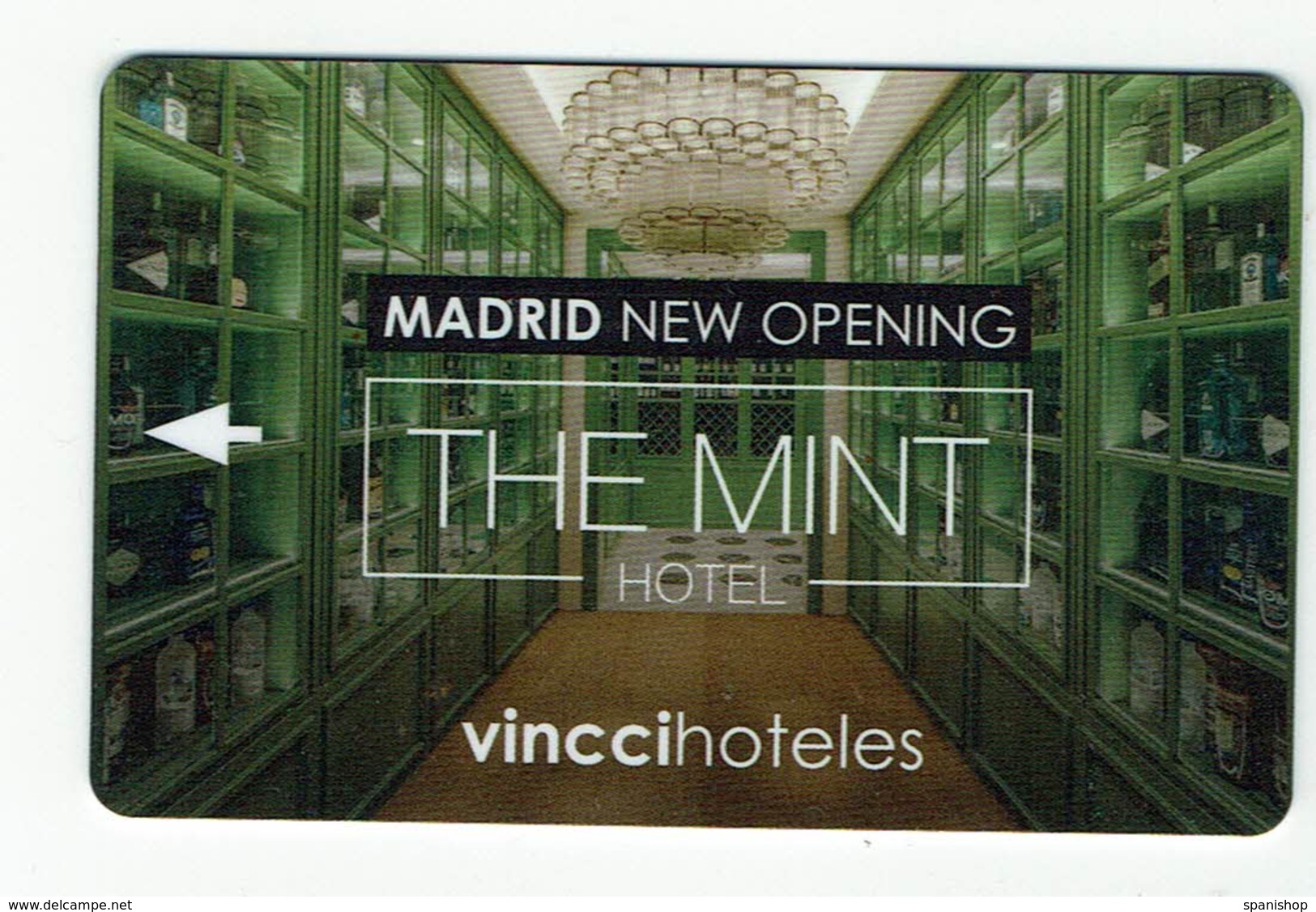 HOTEL VINCCI THE MINT, Madrid, Llave, Clef, Key Keycard - Hotel Labels