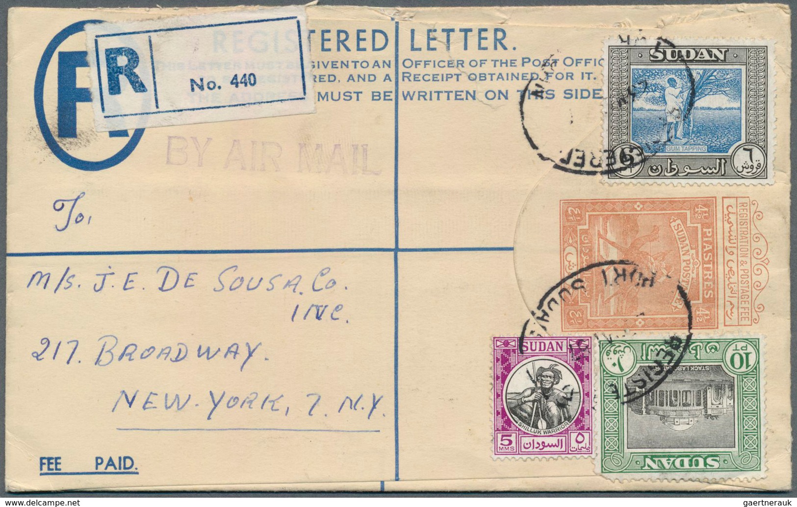 26636 Grossbritannien Und Kolonien: 1897/1980, Lot Of Ca. 50 Registered Letters From Great Britain And Col - Autres & Non Classés