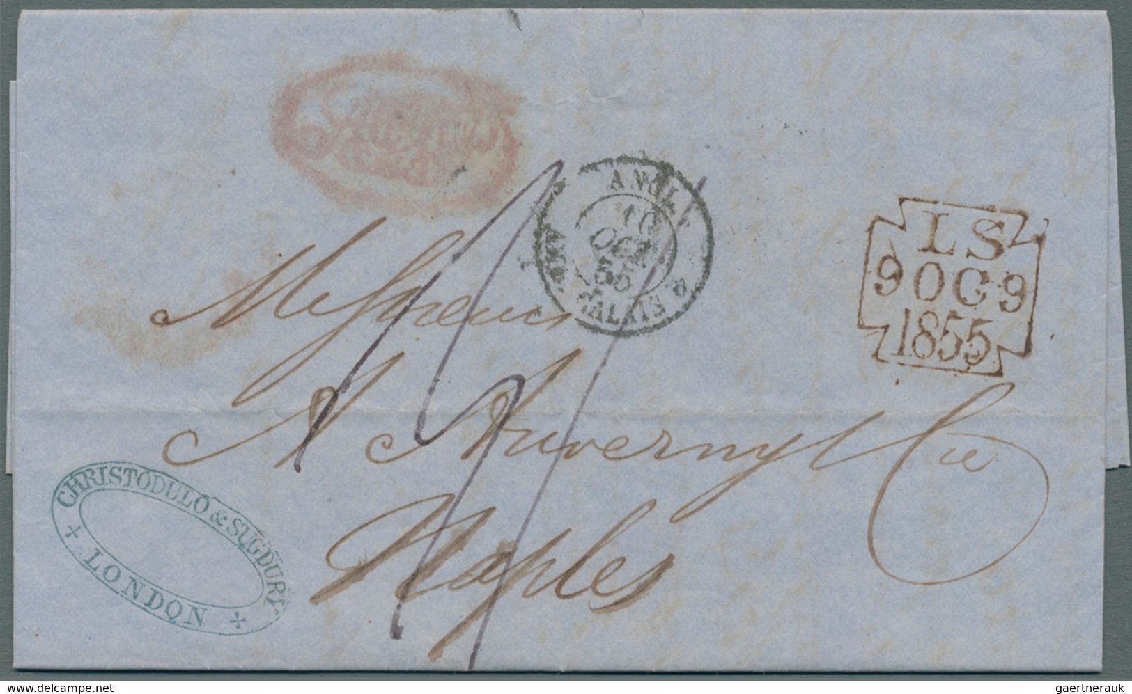 26638 Großbritannien - Vorphilatelie: 1769/1850, nice lot of 207 covers with grat variety of cancellations