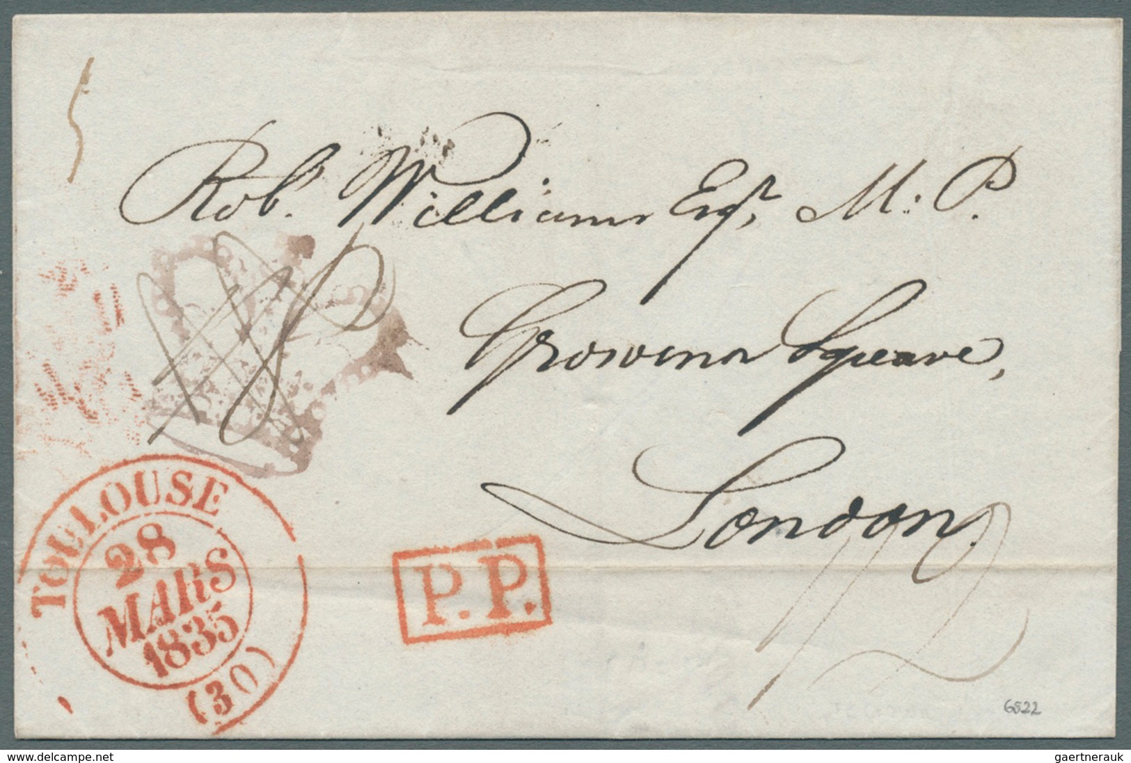 26638 Großbritannien - Vorphilatelie: 1769/1850, nice lot of 207 covers with grat variety of cancellations