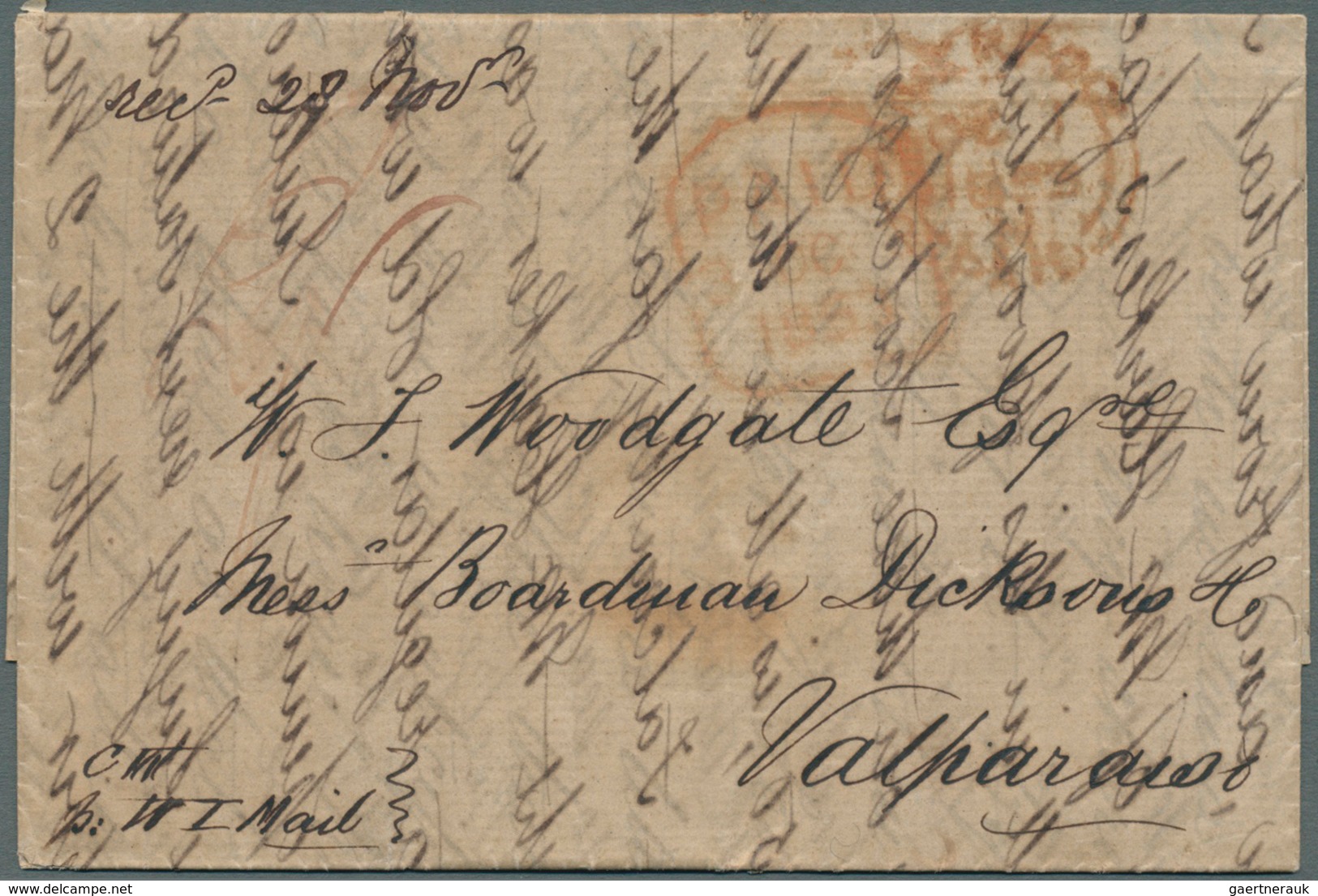 26638 Großbritannien - Vorphilatelie: 1769/1850, nice lot of 207 covers with grat variety of cancellations