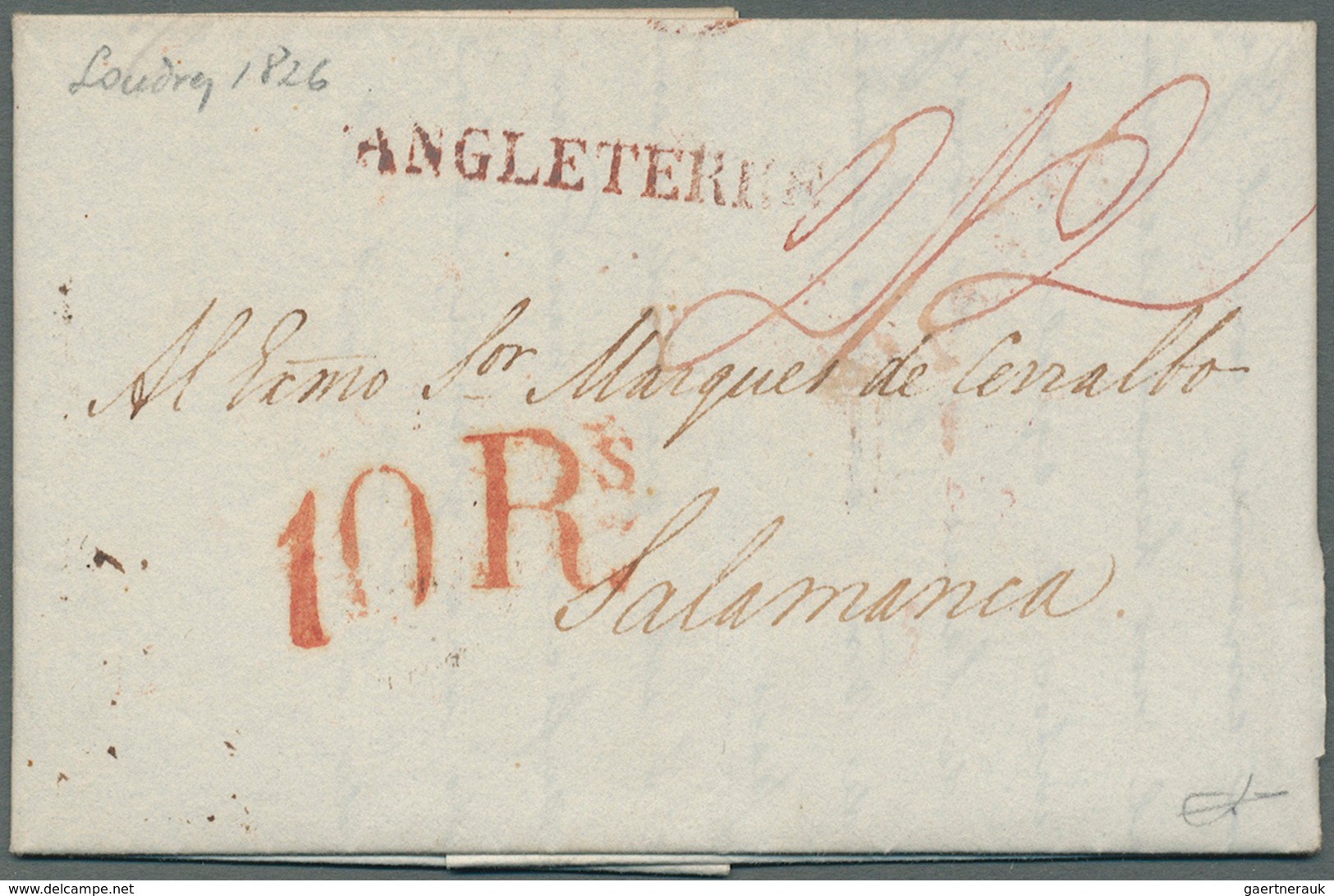26639 Großbritannien - Vorphilatelie: 1791/1850 ca., 360 early covers with a great variety of cancellation