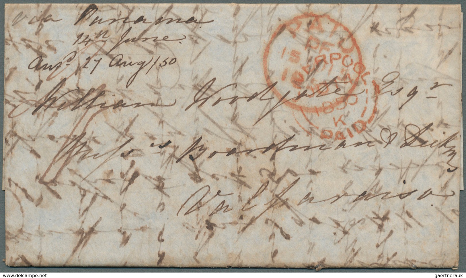 26639 Großbritannien - Vorphilatelie: 1791/1850 ca., 360 early covers with a great variety of cancellation