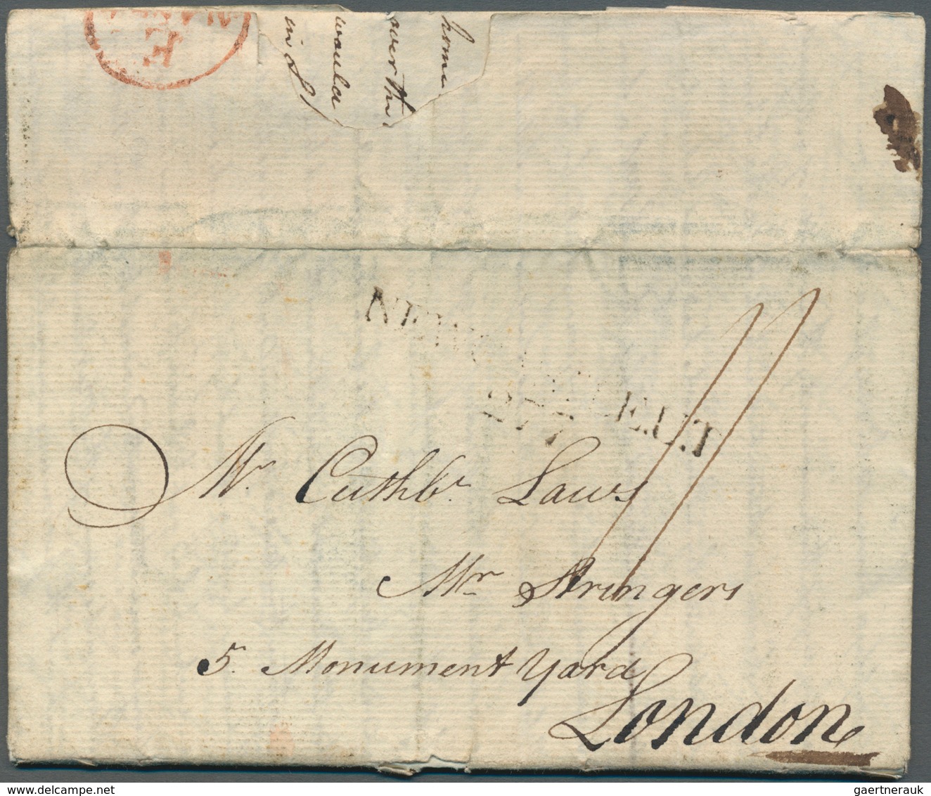 26641 Großbritannien - Vorphilatelie: 1803-1840, Eight Letters And Covers Including 1804 And 1808 Family L - ...-1840 Préphilatélie