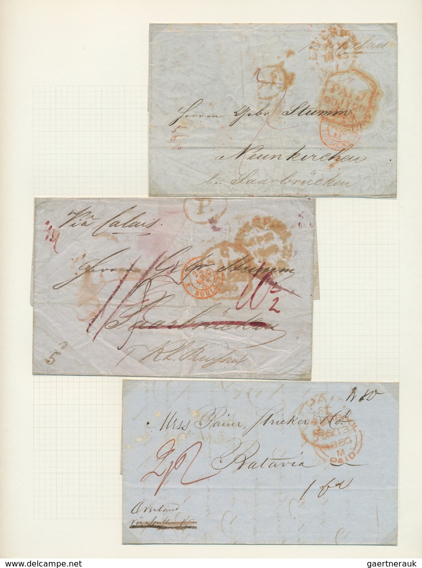 26645 Großbritannien: 1797/1980 (ca.), Collection Of More Than 180 Covers/cards In Two Borek Binders, Comp - Autres & Non Classés